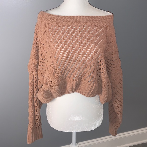 URBAN OUTFITTERS cropped chunky knit sweater S - Picture 4 of 10